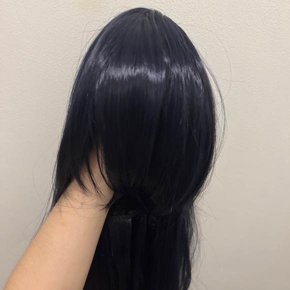 Black Blue wig - Picture 2 of 5